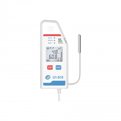 多次性PDF外置溫度記錄儀U1-S10-ETH